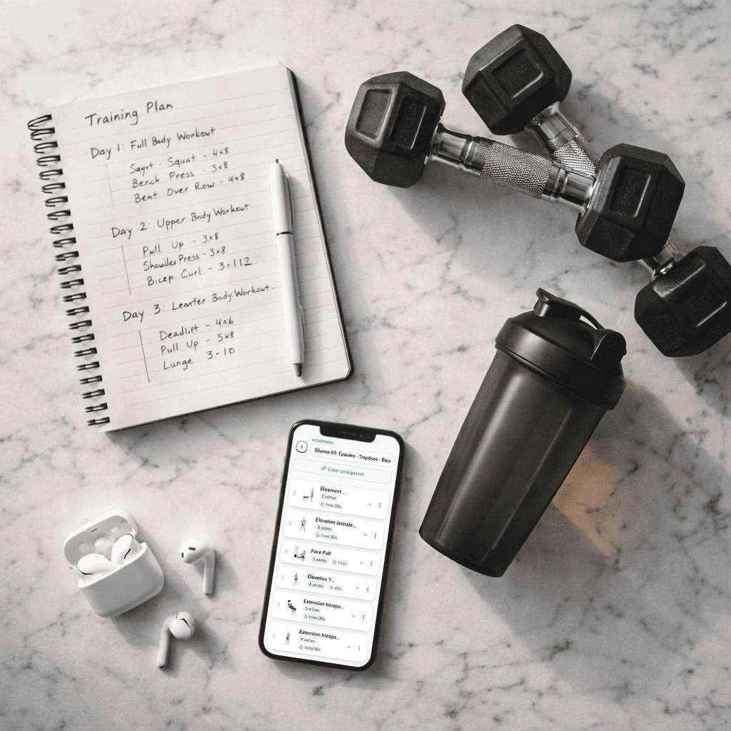 Application musculation : import de programme, suivi, et progression automatique